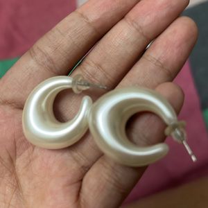 White Earrings