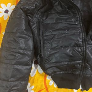 Swap Avail Black Leather Jacket