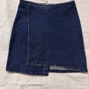 Denim Short Skirt