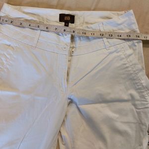 White Cotton Pants From AND