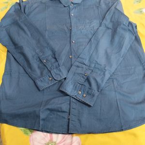 Gents Blue And Charcoal Shirt