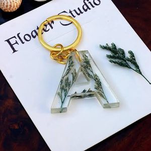 Resin Keychain Golden