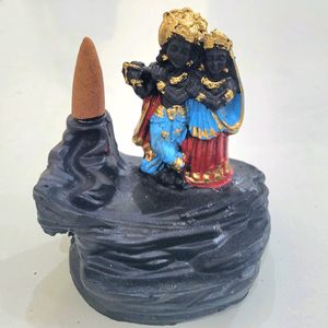 Radha Krishna Smoke Fountain With 10 SmokeCones