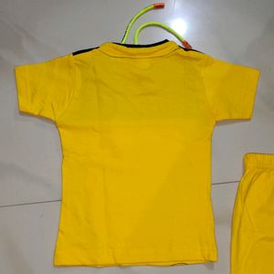 Beautiful 🤩 Yellow Colour Baby Boy Dress