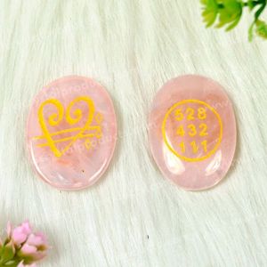 Rose Quartz Zibu Coin [1 Piece ]