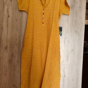 Yellow Daily wear Kurti