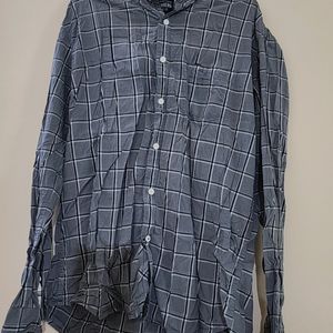 Grey Formal check Shirt