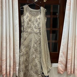 Elegant Gown Along With Dupatta