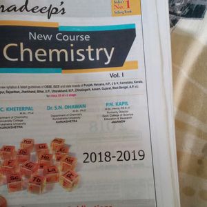 Class 12 Chemistry Refrence Book CBSE English MEDIUM