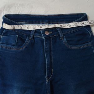 Dark Blue Straight Jeans