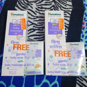 Baby Massage Oil Sealed Pack With Free Soap