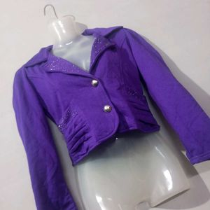 Purple 💙💜 Woolen Jacket