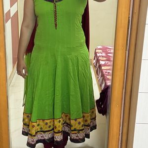 Flared Anarkali Kurta Set