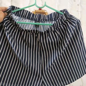 Shein Striped Wide Leg Shorts