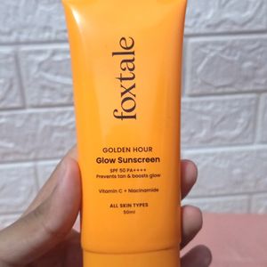 Foxtale Glow Sunscreen 🧡