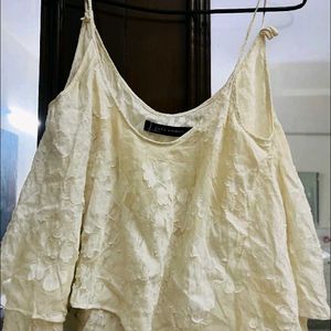 ZARA tank Top Cloud Puff Design