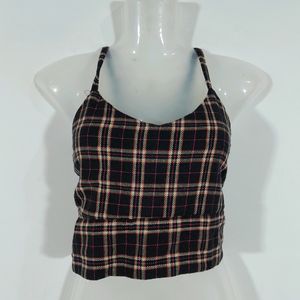 Multi Color Checks 2 Piece Top (Women's)