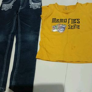 Unisex Kids Jeans of 2-5 Years Age