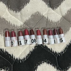 10 Mini Lipsticks Nude Matte