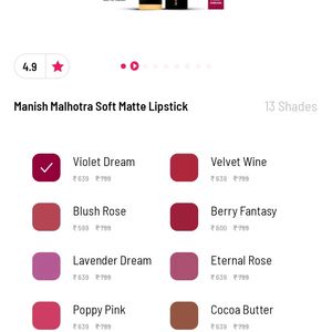 Myglamm Manish Malhotra Soft Matte Lipstick