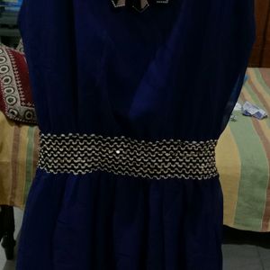 Navy Blue Mini Dress