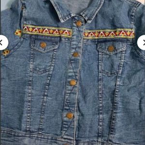 Embroidered Denim Jacket