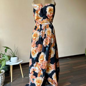 Floral Tube Gown (bust :46-48)plus Size