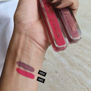 INFINIA LIQUID MATTE LIPCOLOR - Combo Of 2😍