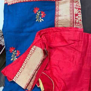 Pure Chanderi Silk Saree