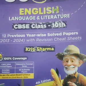 Class 10 English Book With Kriti Sharma