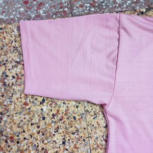 30rs Off Brand New Tshirt Light Pink Colour