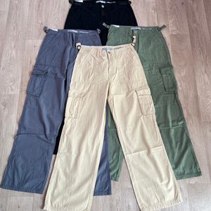 Bershka Adjustable Belt Cargo Pant