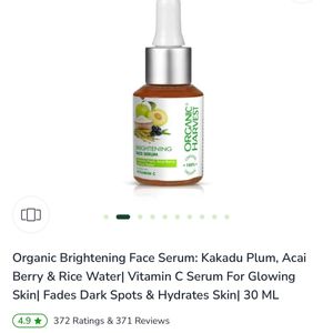 Combo Of 2 Organic Harvest Face Serum