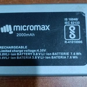 Micromax Mobile Battery 2000mAh