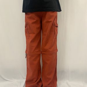 COMBO Of Unisex Red Cargo Pant & Vtg Baggy 04