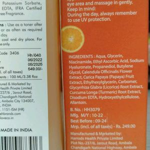 The Love Co. Vitamin C Face Mist & Serum