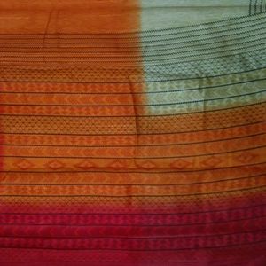 Multicolour Saree(With Blouse Piece)