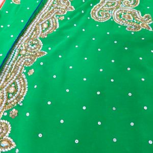 Women Heavy Stone Work Saree