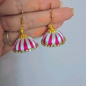 Silk Thread Earings