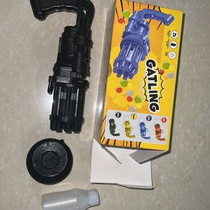 Bubble Gun With Solution (unused)