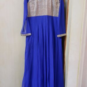 Royal Blue Anarkali Suit