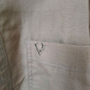 Indian Vintage Plain Olive Shirt