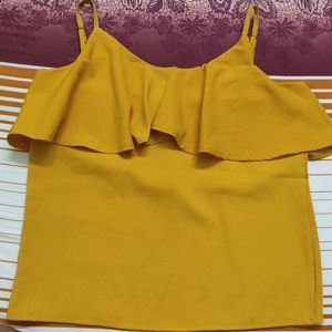 Frill Crop Top