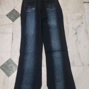 Bootcut Embroidered Jeans