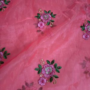 New Organza Material 1.84 Metres