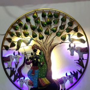 Wall Metal Radhe Krishna