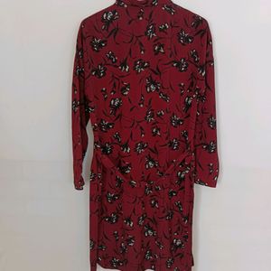 COSTES maroon shirt dress