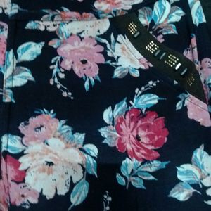 Floral Printed Trouser