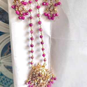 Fancy Necklace Set With Earrings