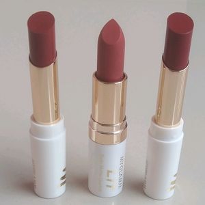 Combo Of 3 Lipstick